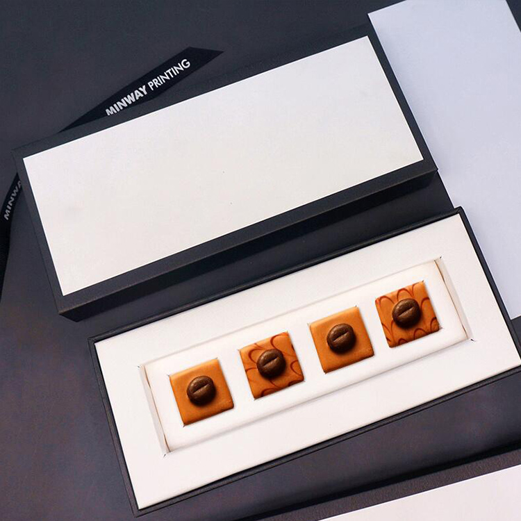 boîtes d'emballage de chocolat rectangle