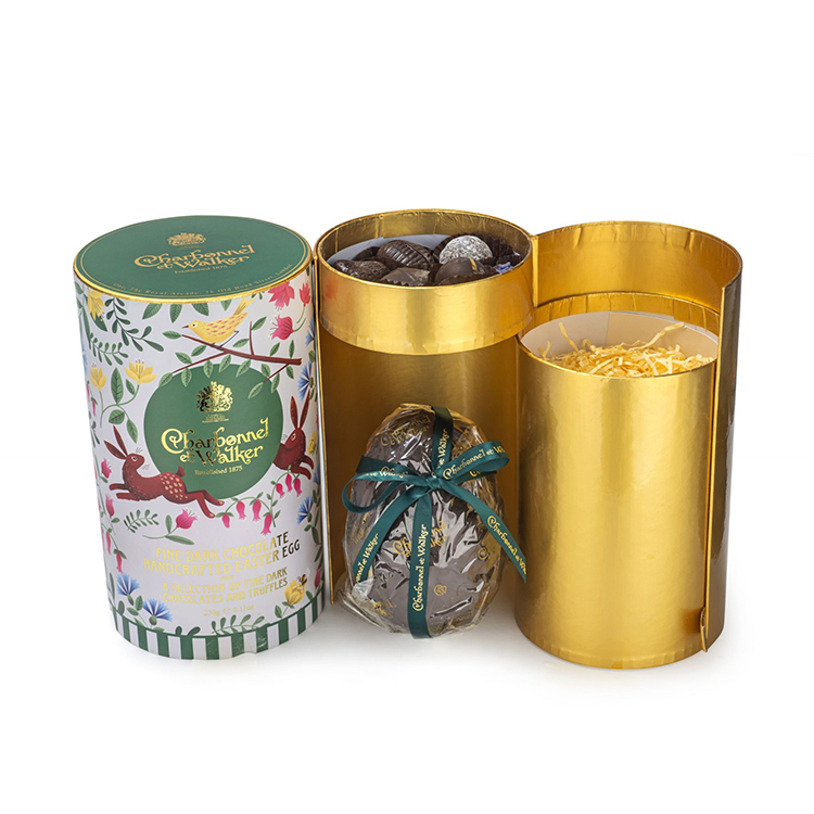 emballage de boîte de tube de chocolat 