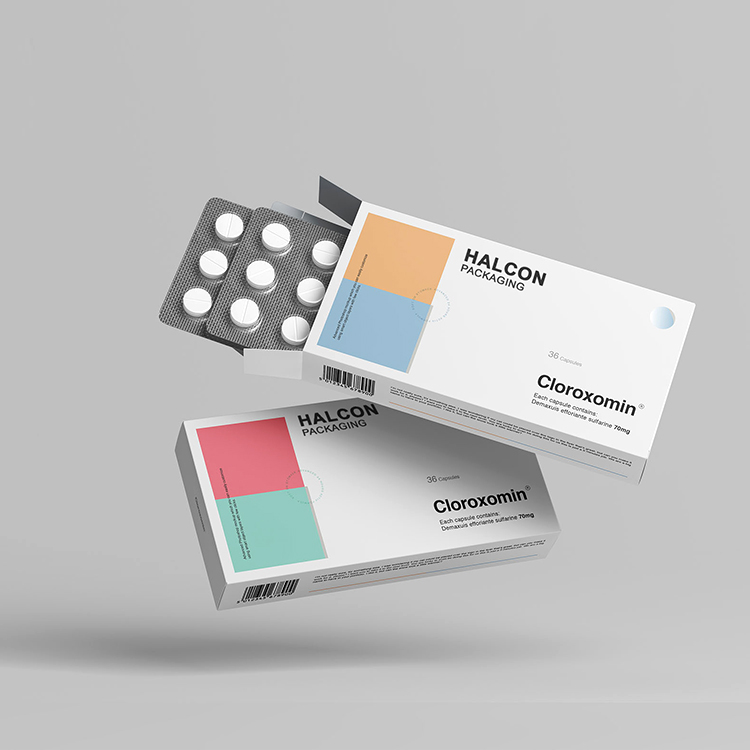 Emballage de boîte à médicaments imprimable