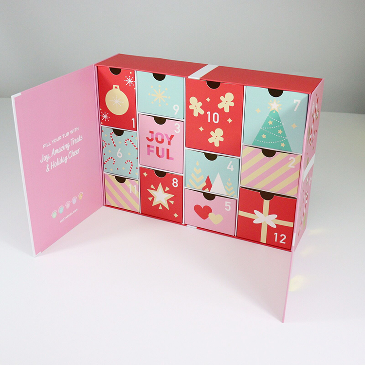 Boîte de Noël Calendrier de l'Avent