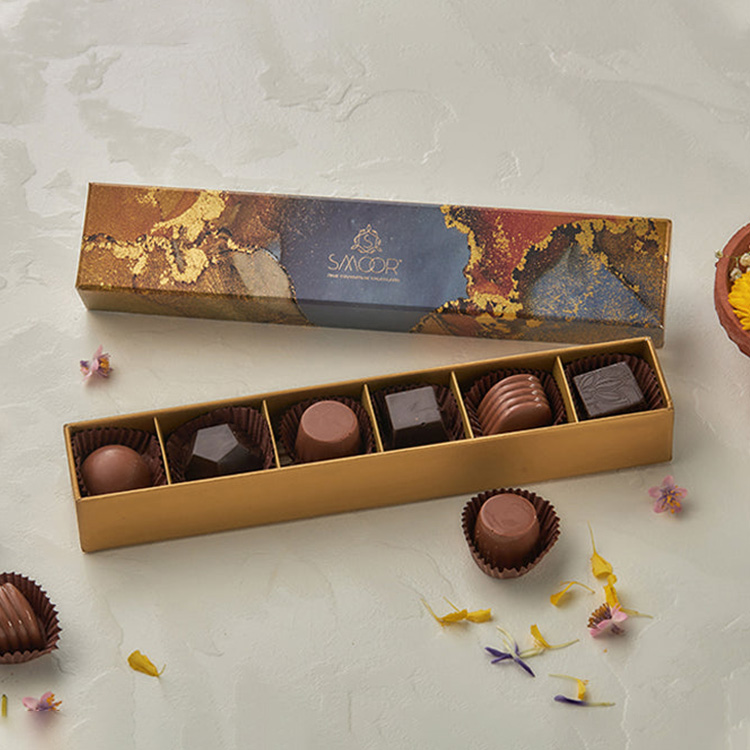 boîte d'emballage rectangle pour chocolat