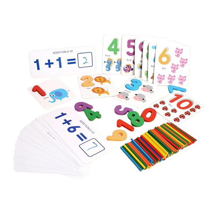 Jeu de cartes d'association de nombres