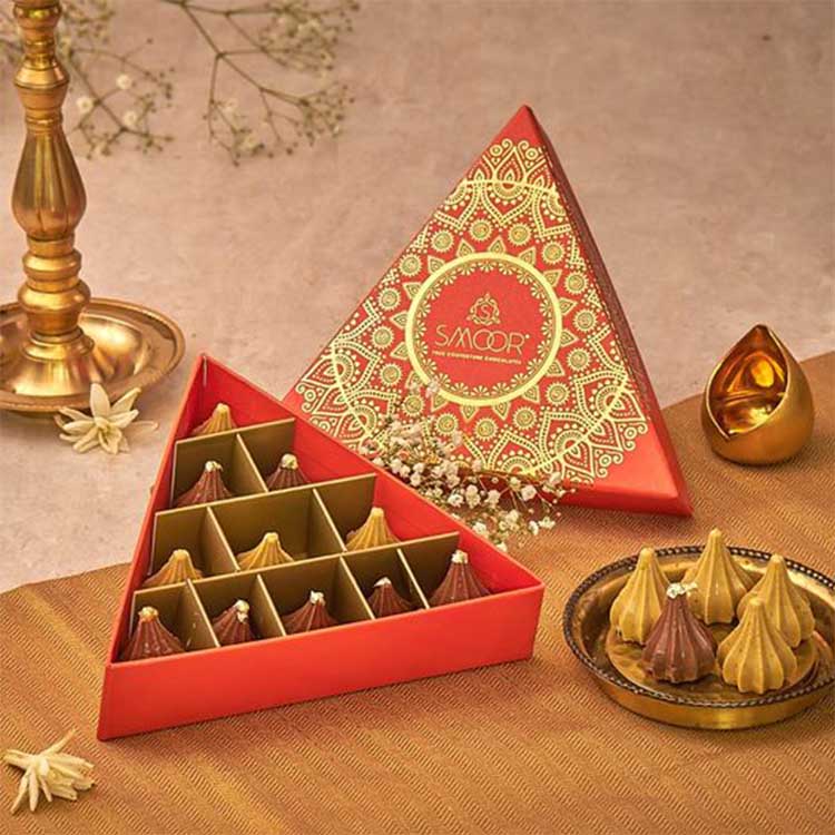 coffret cadeau chocolat triangle