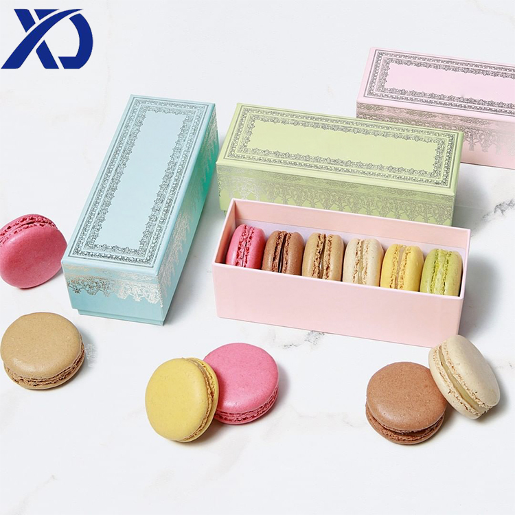 Boîtes à macarons rectangulaires