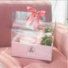 coffret cadeau gâteau aux fleurs