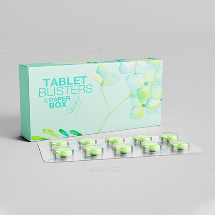 Boîte d'emballage de médicaments pharmaceutiques